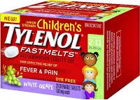 Children's Tylenol Dye Free Grape Meltaways (1)